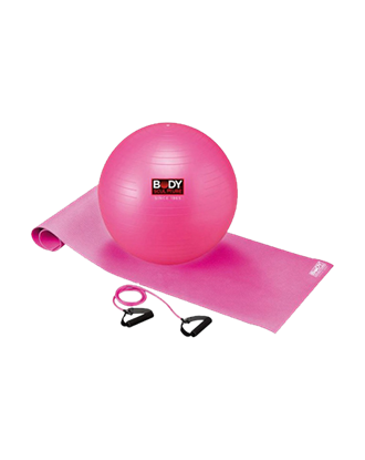 Picture of YOGA SET PLUS - PINK W/O EYES MASK