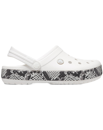 Picture of Crocband Snake Print Clog