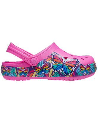 Picture of CrocsFL Multi Butterfly Band Light Clog K