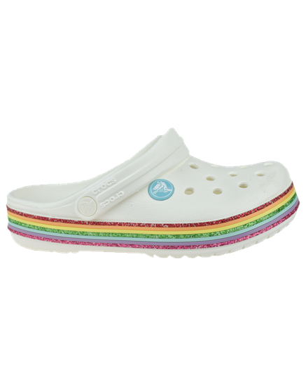 Picture of Crocband Rainbow Glitter Clg K