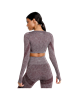 Picture of Evolve Seamless Marl Crop Top