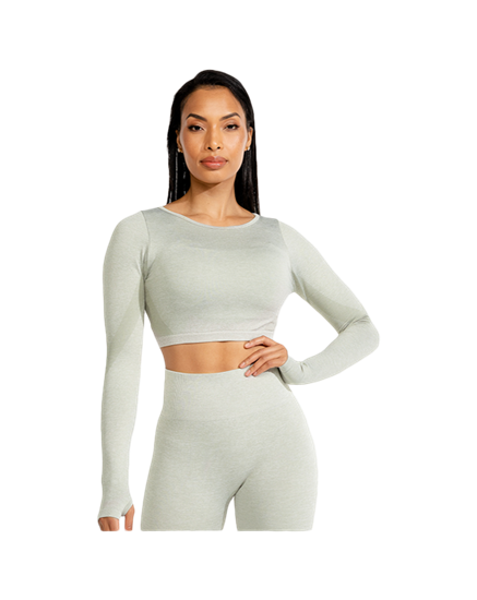 Picture of Evolve Seamless Marl Crop Top