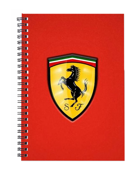 Picture of Ferrari Logo Spiral Notebook