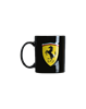 Picture of Ferrari Ceramic Mug With 3D Ferrari Shield Black Color