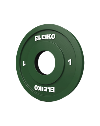 Picture of Eleiko Training Disc - 1 kg RC, Barbells for Boobs