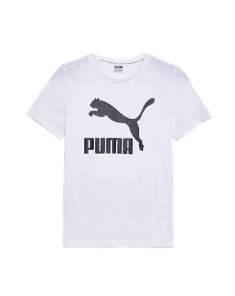 Picture of Classics Logo Tee B Puma White