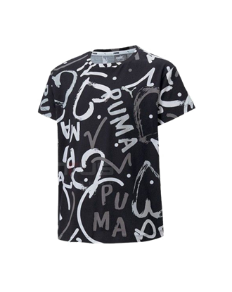 Picture of Alpha AOP Tee G Puma Black-AOP