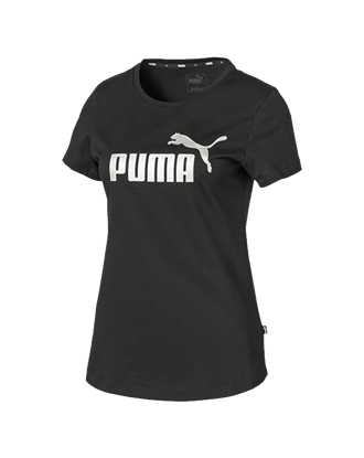 Picture of ESS+ Metallic Tee Puma Black-S