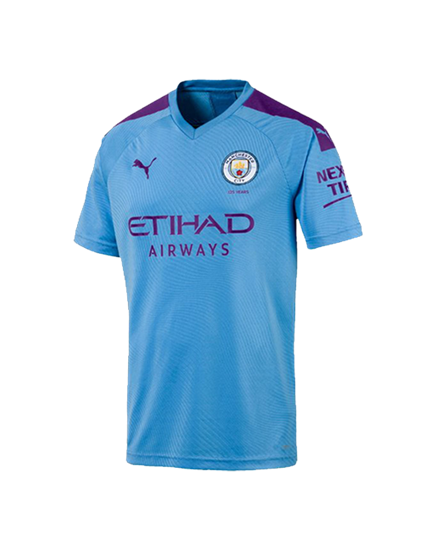 Picture of MCFC HOME Shirt Replica SS wit