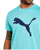 Picture of PUMA Heather Cat Tee Blue Turq