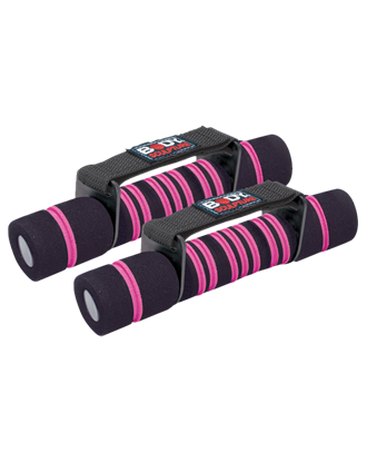 Picture of SOFTWAY DUMBBELL 2LB/PR BLK/PNK