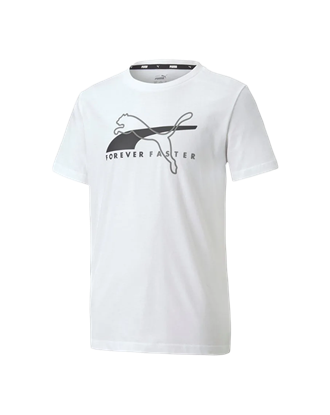 Picture of Alpha Graphic Tee B Puma White