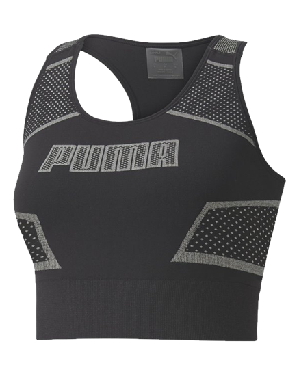 Picture of Evostripe Evoknit Crop Top Puma Black