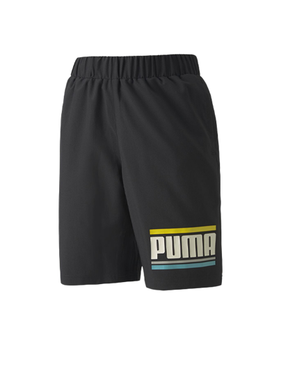 Picture of CELEBRATION Boys Woven Shorts Puma Black