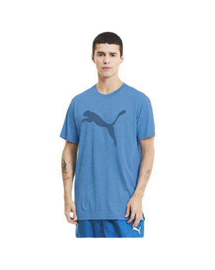 Picture of PUMA Heather Cat Tee Nrgy Blue Heather