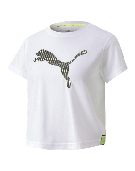 Picture of Train Logo SS Tee Puma White