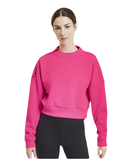 Picture of Train Zip Crew Sweatshirt Luminous Pink