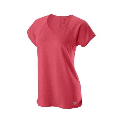 Picture of WILSON Women's Training V-Neck Tee Holly