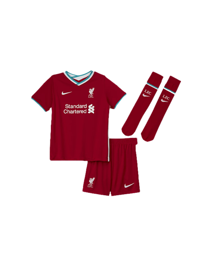 Picture of Nike Liverpool FC home 2020/21 Younger Kids' Soccer Kit