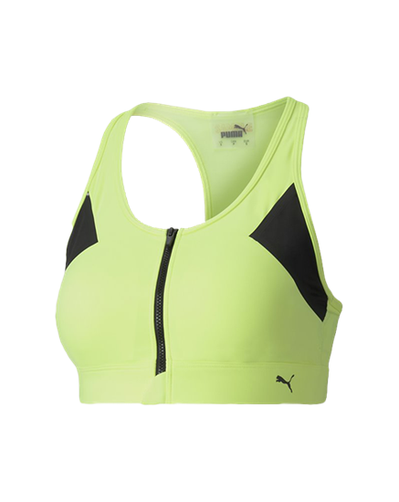 Picture of High Impact Front Zip Bra Fizz