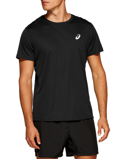 Picture of Asics Men's Silver Short Sleeve Running Top 