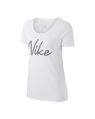 Picture of Nike Women's Dri-FIT Scoop Logo Training T-Shirt