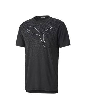 Picture of Run Graphic Cat SS Tee Puma Bl