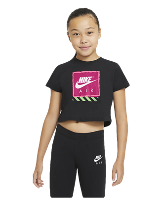 Picture of Nike Air Big Kids' (Girls') Cropped T-Shirt