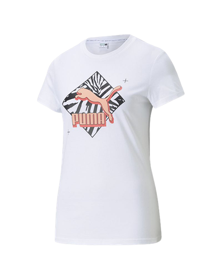 Picture of CG Reg Fit Graphic Tee Puma Wh