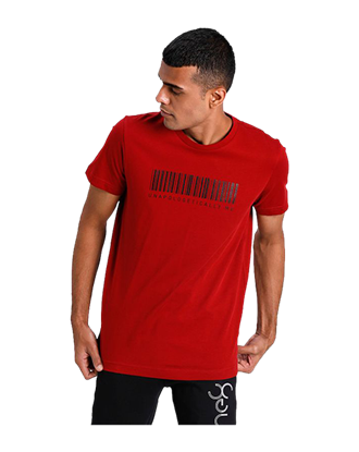 Picture of VK Ms Graphic Tee Red Dahlia