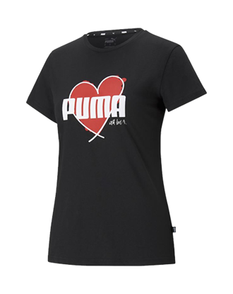 Picture of Heart Tee Puma Black