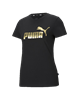 Picture of ESS+ Metallic Logo Tee Puma Bl