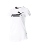 Picture of Womens Big Logo Tee Puma White