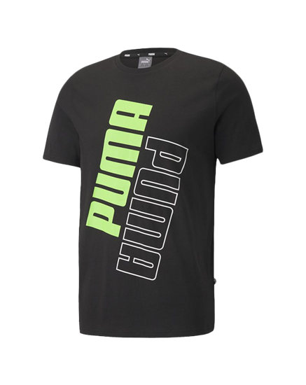 Picture of PUMA POWER Logo Tee Puma Black