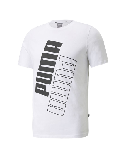 Picture of PUMA POWER Logo Tee Puma White