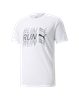 Picture of RUN LOGO SS TEE M Puma White