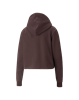 Picture of CYBER Cropped Hoodie Fudge