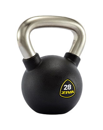 ZIVA Performance Rubber Kettlebell 24 kg 