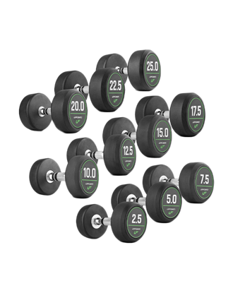 Picture of XP Hex Dumbbell Set (10 pairs) 2.5-25 kg, 275 kg