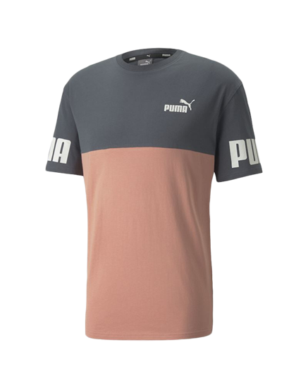 Picture of Puma Power Colorblock Tee Dark