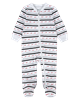 Picture of SWOOSH STRIPE FOOTED COVERALL