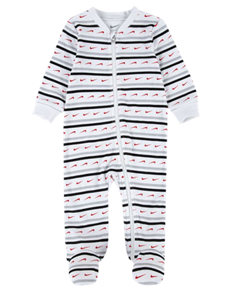 Picture of SWOOSH STRIPE FOOTED COVERALL